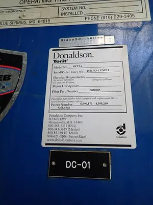 USED DONALDSON TORIT DFT 2-4