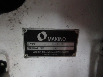 Used MAKINO EDNC43-A16MR EDM Sinkers Minnesota US | Machinesused.com #1505681
