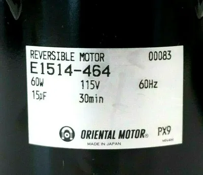 NEW ORIENTAL MOTOR E1514-464 REVERSIBLE MOTOR E1514464