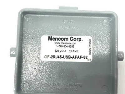 New | in-Stock Mencom Panel Interface Duplex Outlet Connector Electrical Fittings Michigan US | Maverick Industrial Sales #1467957