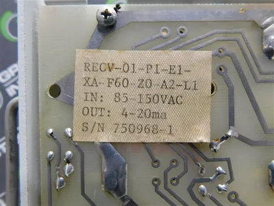 RiS TD-2000 RECV Current/Voltage Transducer Module RECV-01-XA with Socket Used
