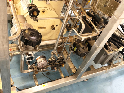 Westfalia CSC 20-06-476 hydro-hermetic clarifier skid.