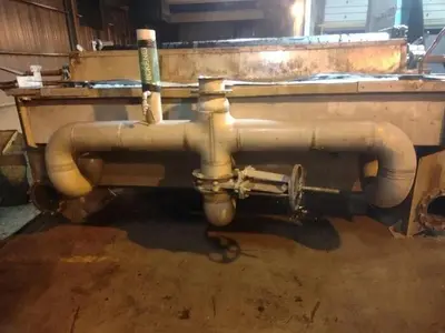 J.H. HORNE 100" WIDE X 48" DIA. DRUM THICKENER W/ SPARE DRUM