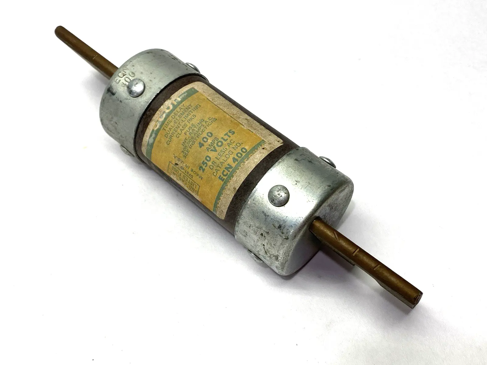 USED ECON TIME-DELAY DUAL ELEMENT FUSE CLASS RK5 250V 400A
