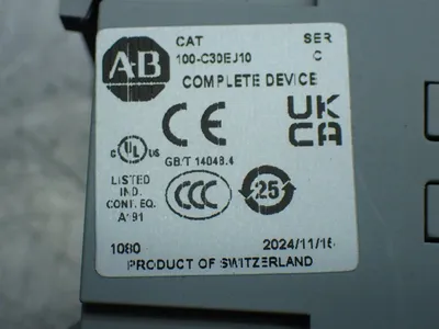 New | in-Stock ALLENBRADLEY 100C30EJ10 PLC Contactors Ohio US | HGR 24 #1070003