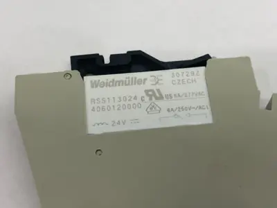 USED WEIDMÜLLER MICROSERIES RELAY MODULE MRS 24VDC 1CO