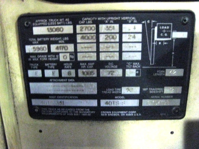 USED 1990 CROWN 40TS-S