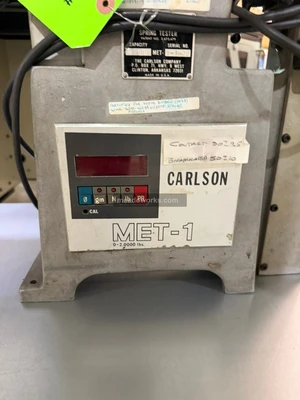 Used Carlson MET-1 Tensile & Compression Testers Illinois US | Meadoworks #1514581