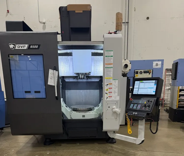 Used 2024 DOOSAN DN SOLUTIONS DVF 6500 Sinumerik One Vertical Machining Centers (5-Axis or More) New York US | Prime Machinery #274291