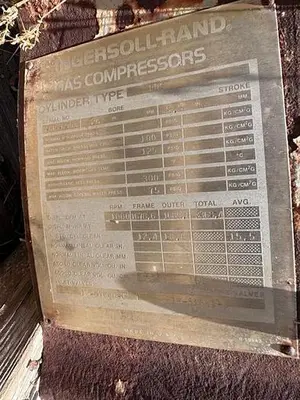 USED INGERSOLL RAND RDS