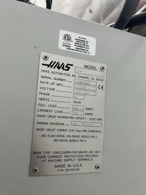 Used 2011 HAAS VM-2 Vertical Machining Centers California US | Machinery Network #1363912