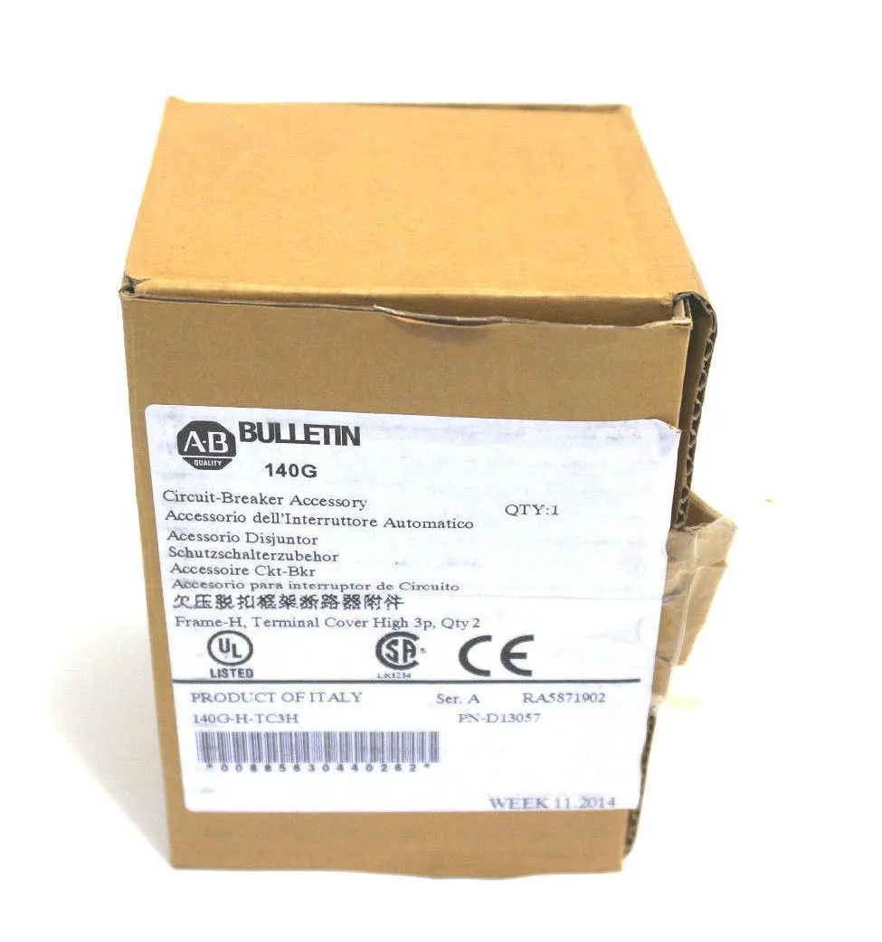 NEW ALLEN BRADLEY 140G-H-TC3H CIRCUIT BREAKER ASSY. D13057 SER. A 140GHTC3H