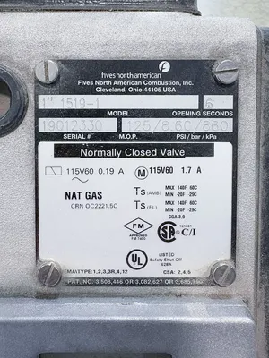 FIVES NORTH AMERICA COMBUSTION, INC. 1519-1 Valve | Buy Per Pound (2)