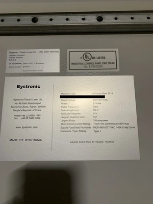 USED 2018 BYSTRONIC BYSMART FIBER 3015