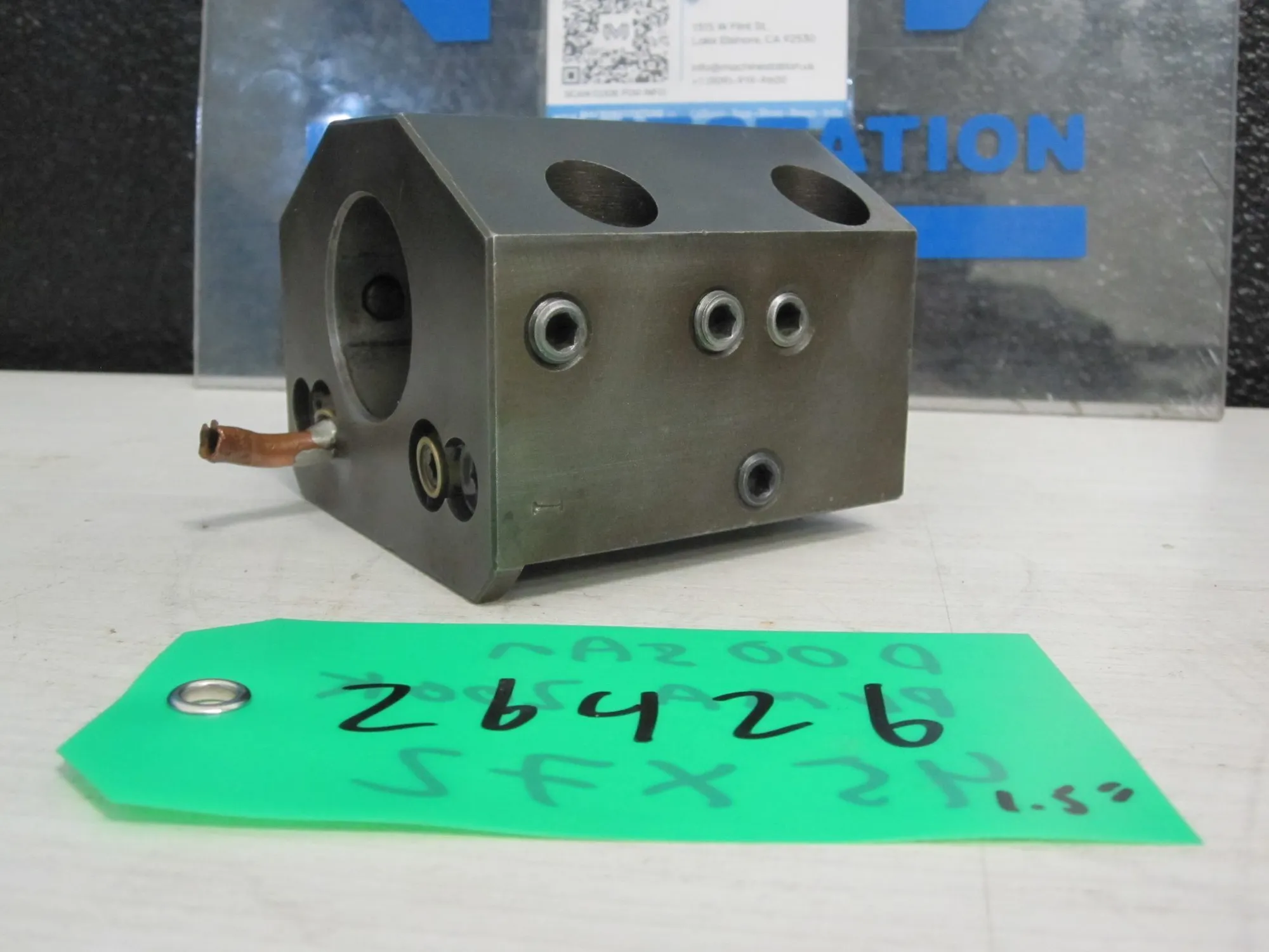 Doosan 45 mm x 72mm 1.5" Boring Bar Holder Static Puma 200K Lynx