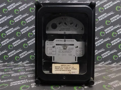 General Electric 700X63G759 2 Stator Watthour Meter CTR 1200:5 VTR 120:1 Used