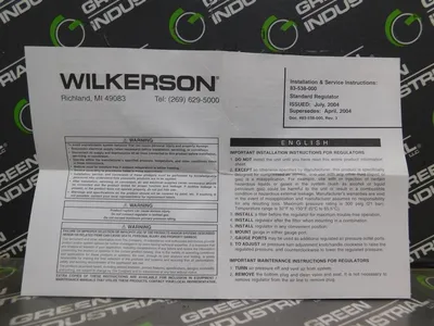 USED WILKERSON R28-03-F0G0