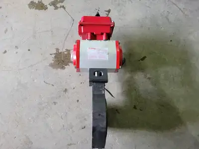 McCannalok 3" High Performance Butterfly Valve w/ Actuator Solenoid Op. Switch