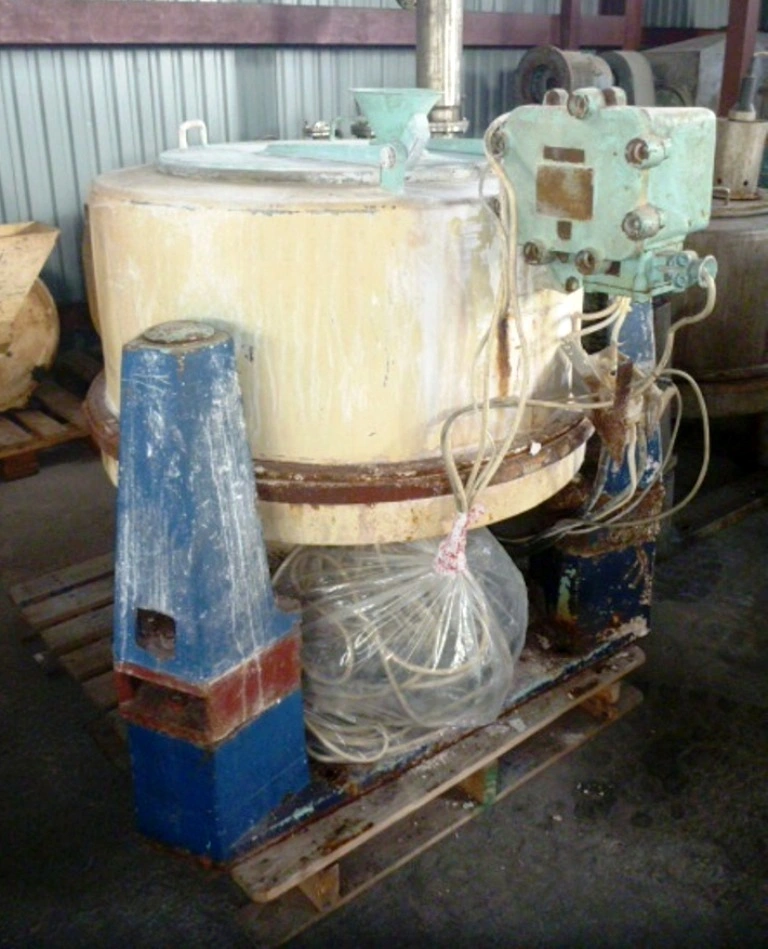 Sangerhausen FZPO 850C perforate basket centrifuge, 316SS.