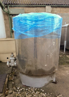 350L S/S Open Top  Jktd Vessel