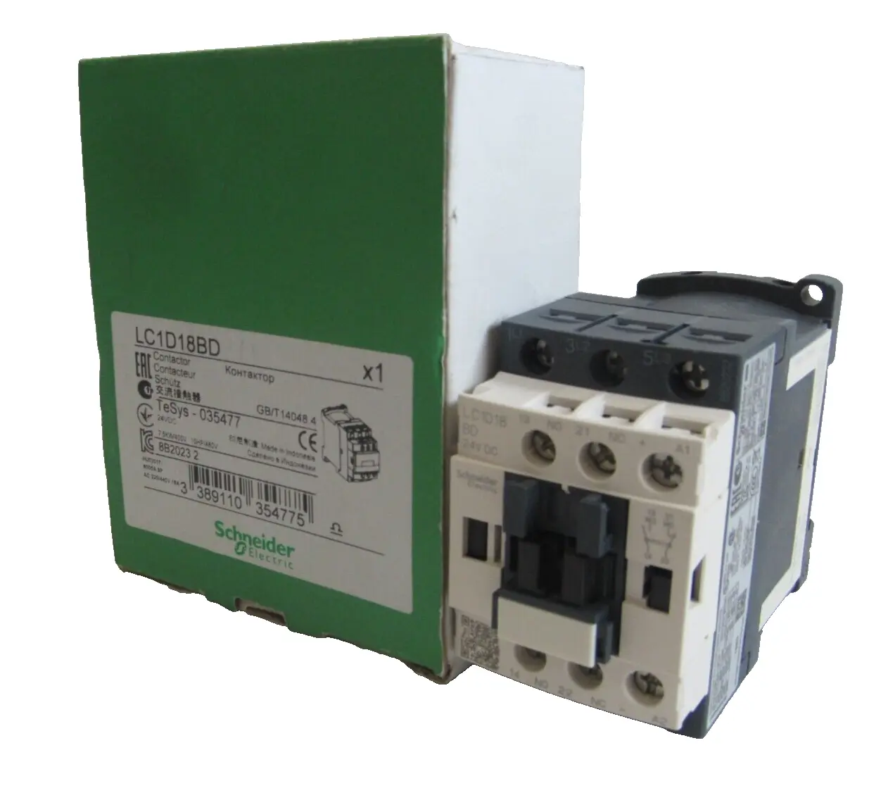 NEW SCHNEIDER ELECTRIC LC1D18BD CONTACTOR