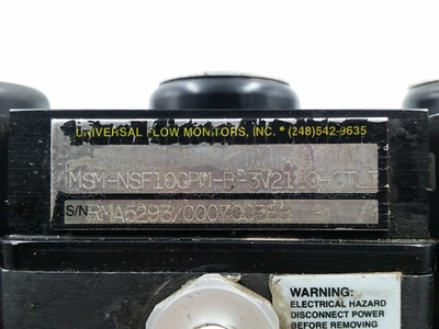 USED UNIVERSAL FLOW MONITOR MSM-NSF10GPM-B-32V1.0-GTLI