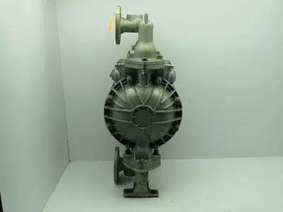 Air Pneumatic Diaphragm Pump Aluminum 1-1/2" Flange Mount (NO TAG) Tested