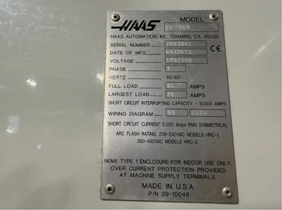 Used 2012 HAAS EC-500 Horizontal Machining Centers Idaho US | Legacy CNC Machinery, LLC #390828