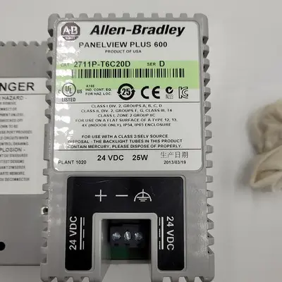 Used ALLEN-BRADLEY AB ALLEN BRADLEY PANELVIEW PLUS 600 - 2711P-T6C20D Automation Control (HMI) | ND Industrial Surplus #1218192