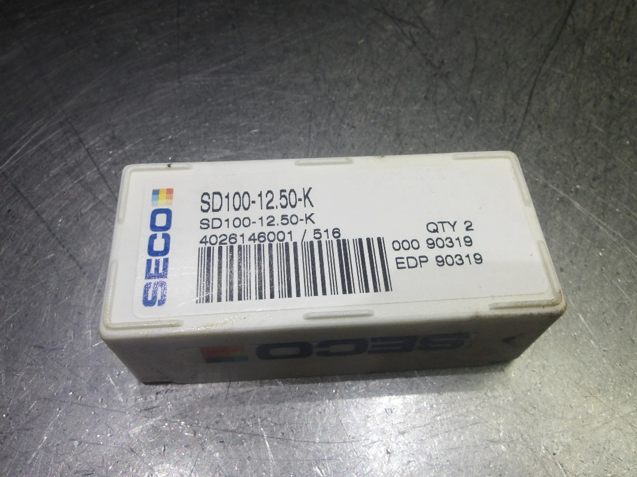SECO 12.5mm Carbide Drill Tip Inserts QTY2 SD100-12.50-K (LOC2718C)