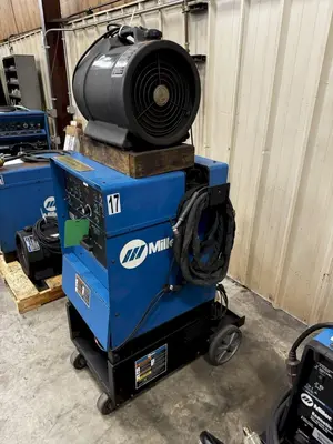 54" JETLINE MODEL #SWC-3A SEAM WELDER WITH SYNCROWAVE 250DX WELDER: YOBRO #23913