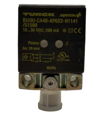 NEW TURCK BI20U-CA40-AP6X2-H1141/S1590 SENSOR BI20UCA40AP6X2H1141S1590