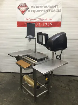 Hobart HWS-4 W/ Access Printer CPU Deli Grocery Scale EPCP-3WM & EPP-3 Working