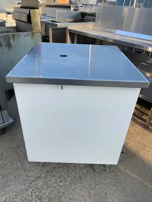 Used ColorPoint Used 30" Colorpoint Stainless Steel Work Top Table with Caster Wheels and Drawer- SS266 Food Prep Tables Illinois US | Falcon Restaurant Supply #1375888