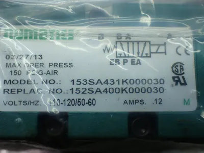 Used NUMATICS 153SA431K000030 Pumps Ohio US | HGR 24 #872343