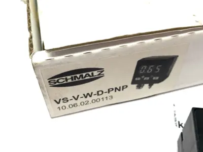 USED SCHMALZ DIGITAL VACUUM AND PRESSURE SWITCH 10.06.02.00113