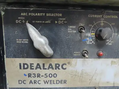 Lincoln 7710 IDEALARC R3R DC ARC Stick Welder Welding Power Source 500 AMP Tested