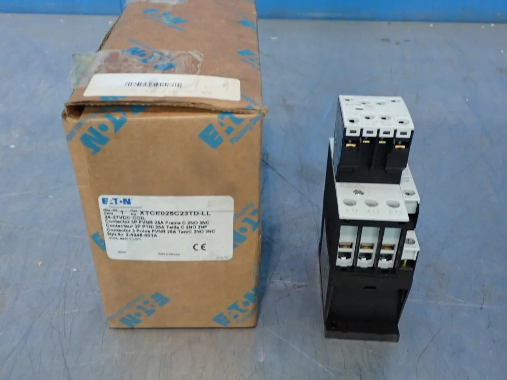 New | in-Stock EATON XTCE025C23TDLL PLC Contactors | HGR 24 #752528