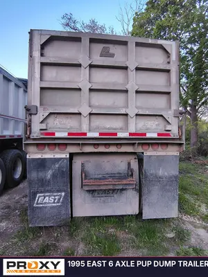 Used 1995 EAST 6 AXLE PUP DUMP TRAILER Dump Trailers Michigan US | Proxy Equipment #1388963