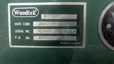 USED 2002 WOODTEK BM-301