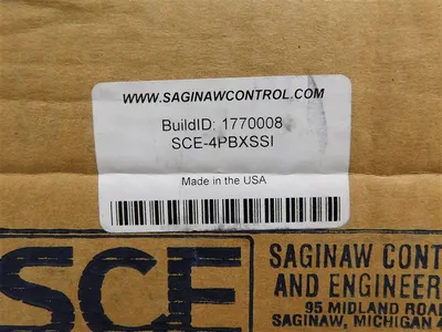 Saginaw Control SCE-4PBXSSI Stainless Steel PBX Enclosure 10x4x4.75" Sealed