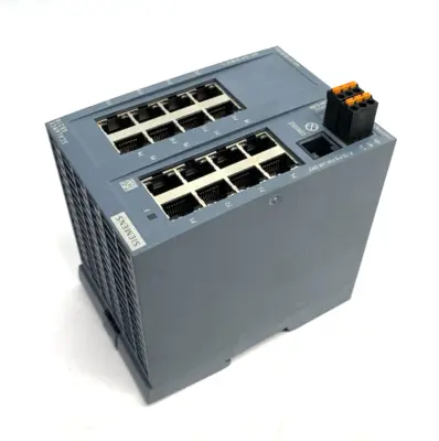 USED SIEMENS SCALANCE XB216 MANAGED LAYER 2 IE SWITCH, 16X 10/100