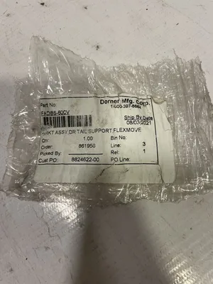 Dorner FADBS-60CV Flexmove Conveyor Chain Bracket Assembly/DR Tail Support -NIB