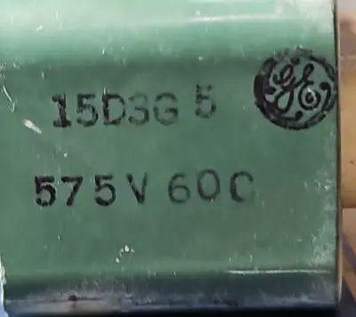 General Electric 15D3G5 Coil renewal. Loc4E13