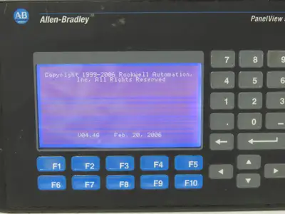Allen Bradley 2711-B5A2X PanelView 550 Panel Display Interface Keypad Ser H READ