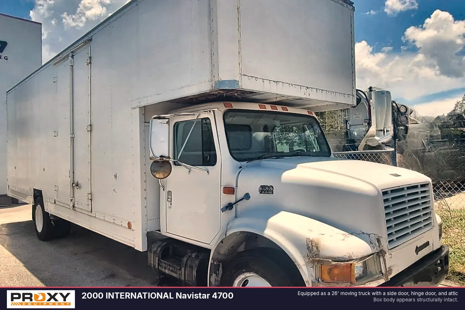 Used 2000 INTERNATIONAL NAVISTAR 4700 Box trucks Florida US | Proxy Equipment #1377792