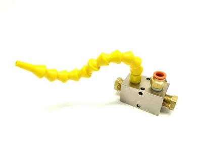 PCM20-250-02NP | Polyconn  Nickel Plated Manifold Block w/ Loc-Line Modular Hose - Used