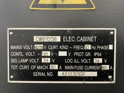 2013 SHENYANG CW61125B LATHES, ENGINE | Wheeler Machinery Sales (9)