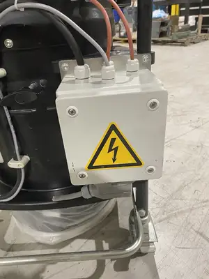 USED RUWAC CONTINUOUS DUTY INDUSTRIAL HEPA VACUUM 3HP 180CFM, QUIET OP.