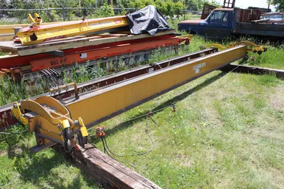 2 Ton Underhung Bridge Crane - (24' 1" span) 25' 7"L x 15"H x 5.5"W